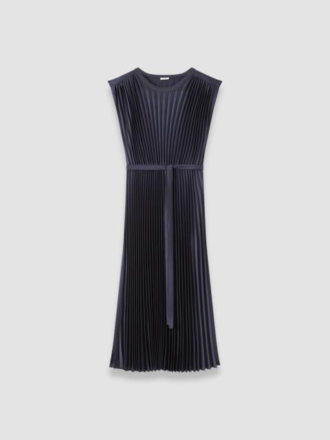 Volta Knit Weave Plissé Dress