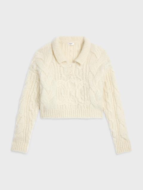 sweater IN aran mohair and wool