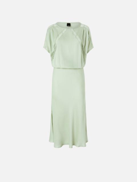 MIDI DRESS WITH LACE DETAILS