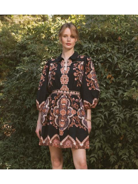 LEIGH MINI DRESS | DARK LAGOS