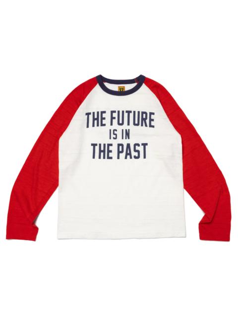 Human Made Raglan L/S T-Shirt White Red