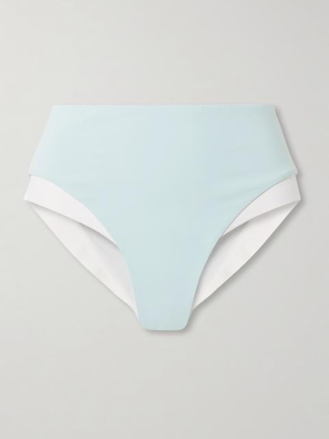 Bianco Two-tone Bikini Briefs