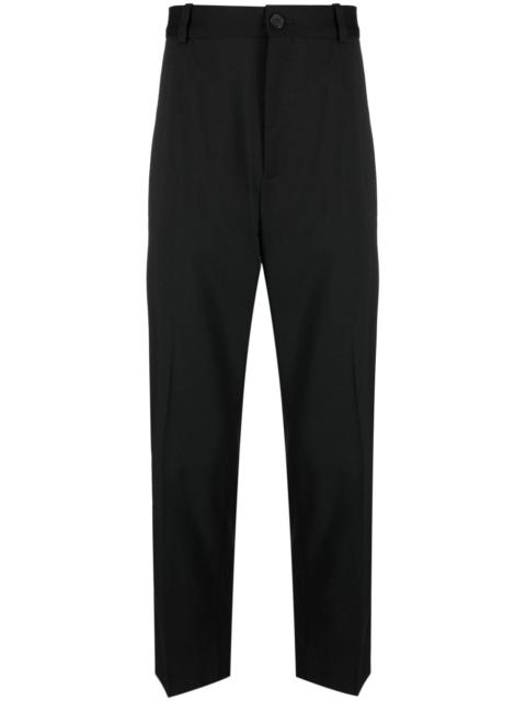 mid-rise tailored-cut trousers
