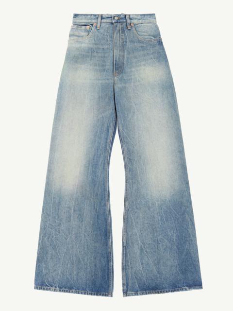WIDE-LEG デニム・ジーパン DENIM JEANS MARGIELA MAISON MM6
