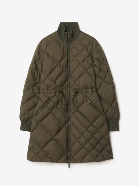 Check-stitch Nylon Danesbury Puffer Coat