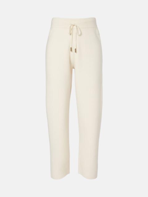 Wool and cashmere sweatpants