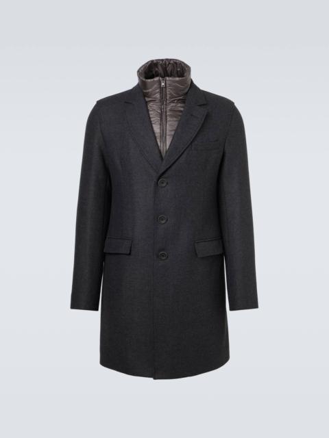 Wool-blend coat