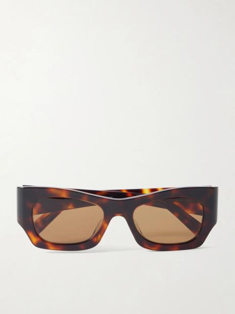 Square-frame Tortoiseshell Acetate Sunglasses