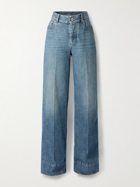 High-rise Straight-leg Jeans
