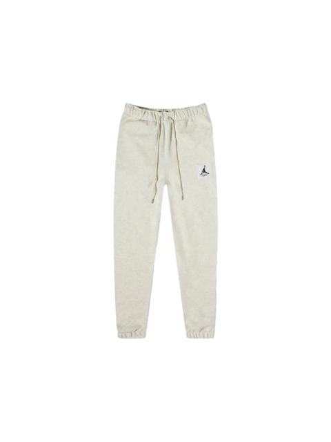 Nike Air Jordan Washed Fleece Essential Statement Sweatpants Oatmeal