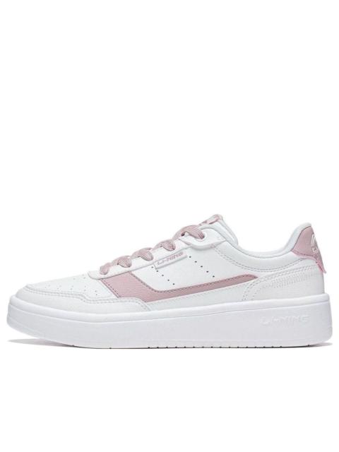 (WMNS) Li-Ning Qingyi Skate Shoes 'White Pink' AGCT402-3
