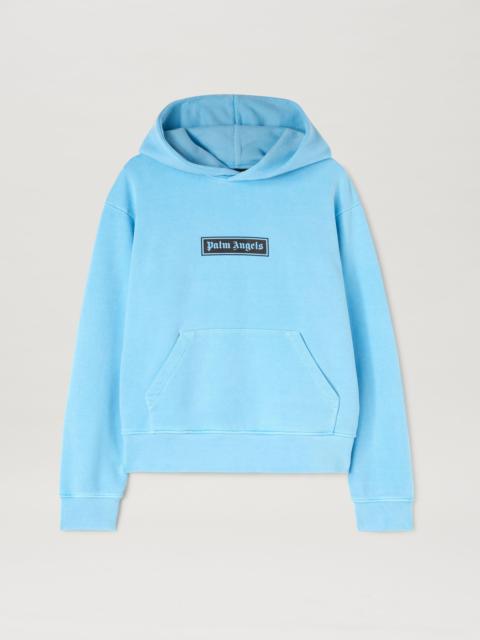 GARMENT DYE BOX LOGO HOODIE