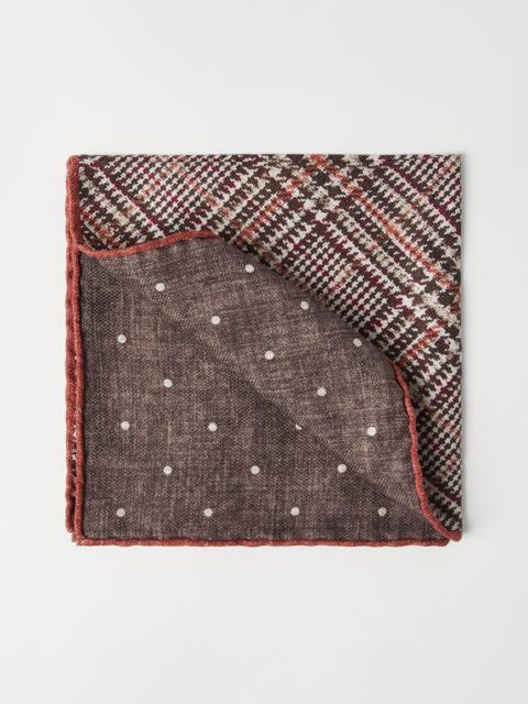Silk Prince of Wales pocket square