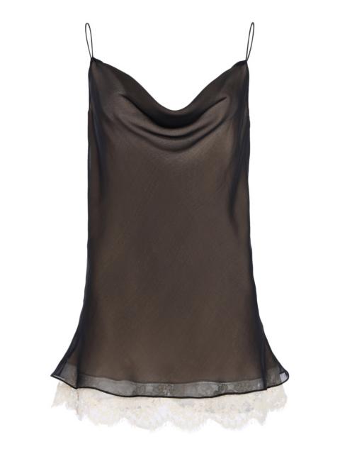 Zia Silk Camisole Top black/white