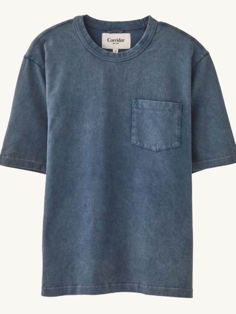 GARMENT DYE TEE - NAVY