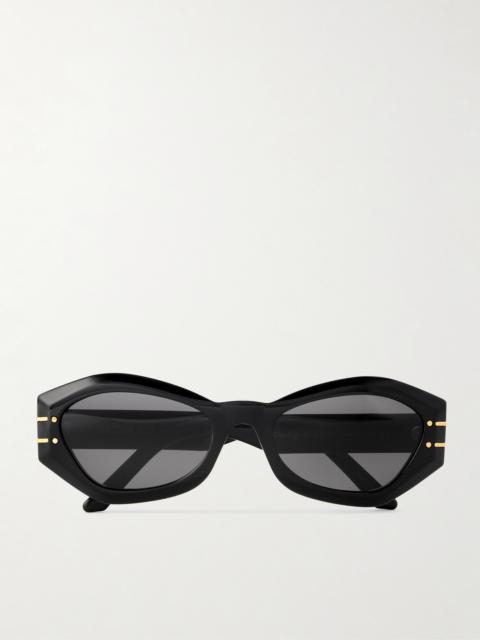 Diorsignature B1u Cat-eye Acetate Sunglasses