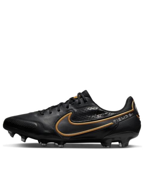 Nike Tiempo Legend 9 Elite FG 'Black Metallic Gold' CZ8482-007