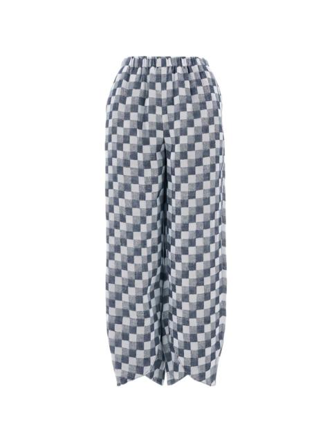 jacquard trousers