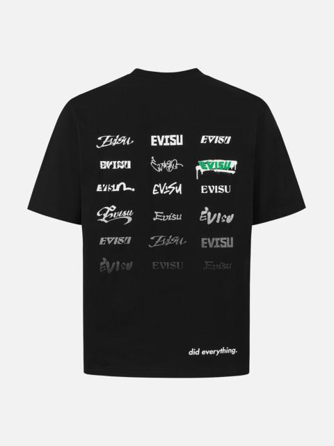 Logo and Slogan Print Regular Fit T-shirt