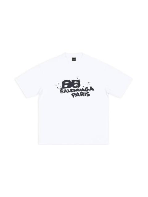 Hand Drawn Bb Icon T-shirt Medium Fit in White