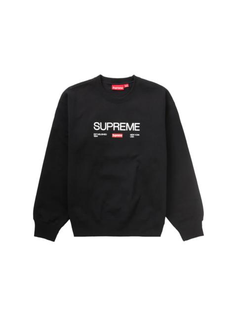 Supreme Established Crewneck Black