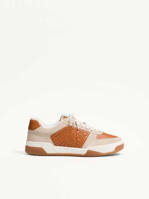 SPARRY SNEAKER IN SPLIT LEATHER AND NAPPA