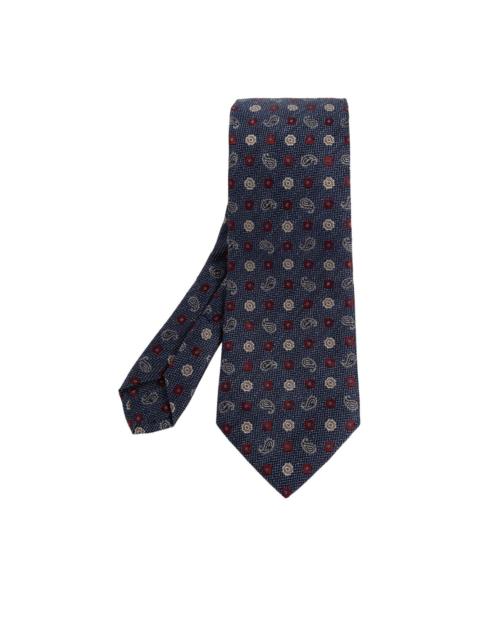 paisley-motifs tie