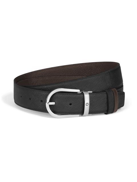 HORSESHOE 35 MM REVERSIBLE BELT IN SARTORIAL LEATHER