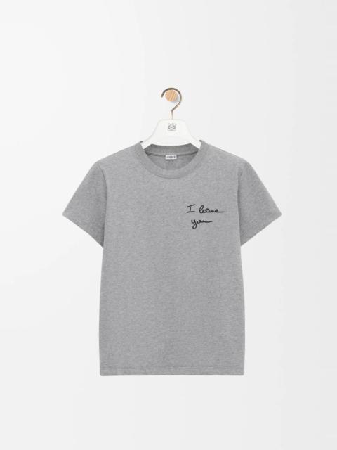 Regular fit T-shirt in cotton