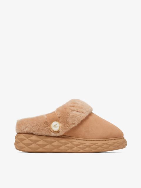 Diamond Maxi Mule F
Toffee Suede Mules with Shearling
