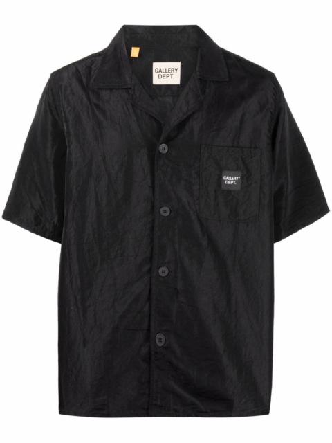 logo-patch short-sleeve shirt