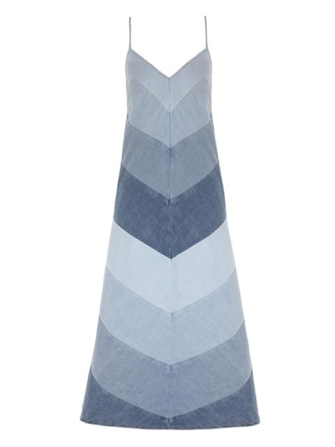 TALLOW CHEVRON MAXI DRESS