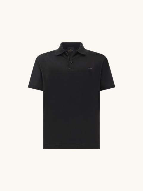 POLO IN DOUBLE MERCERISED COTTON JERSEY
