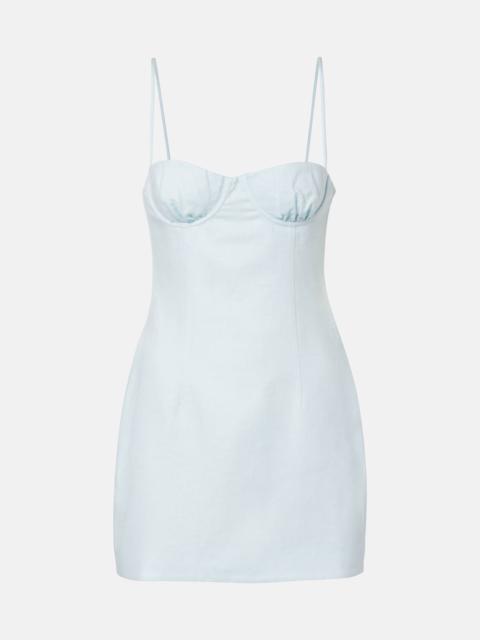 Linen minidress