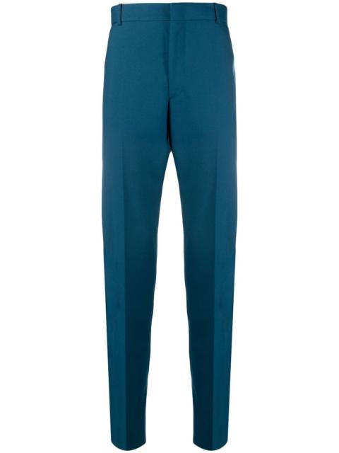 tailored tapered-leg trousers