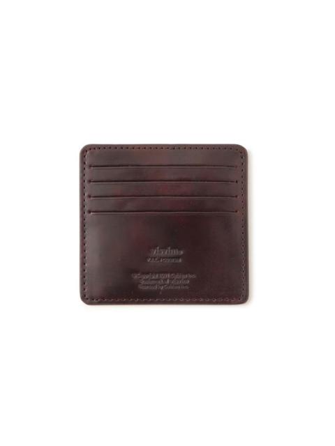 LEATHER CARD CASE (CORDOVAN) DK.BROWN