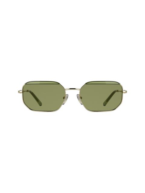 Sunglasses Golden/Green - Metal