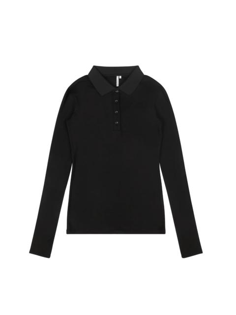 LS POLO BLACK