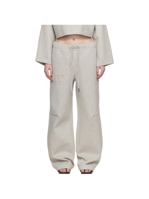 Gray 'The Embossed Gaultier' Lounge Pants