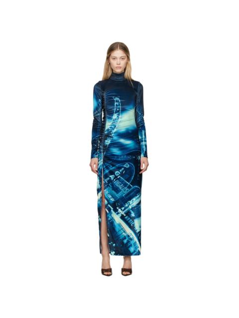 Navy 'The Velvet Pigalle' Maxi Dress