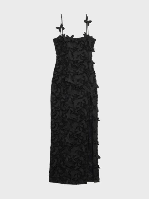 LONG DRESS IN MACRAMÉ LACE