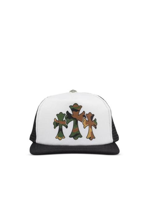 triple cross trucker hat