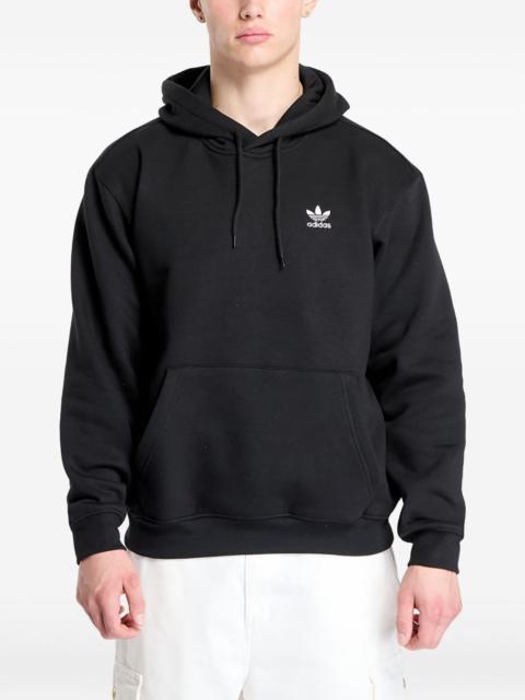 logo-embroidered hoodie