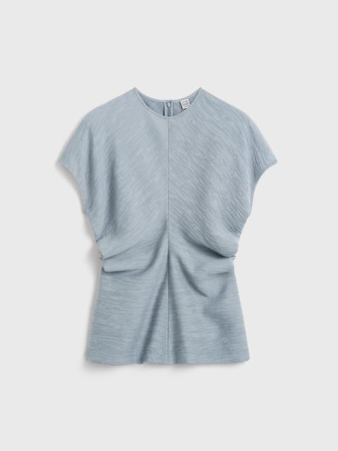 Slouch waist crinkled top mistral