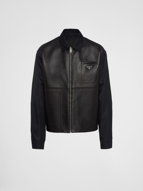 Prada Re-Nylon and leather jacket - SGC182_1WQ8_F0002_S_231
