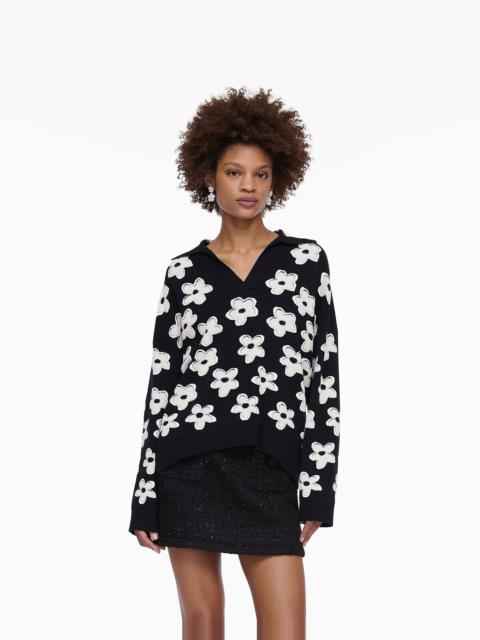 DAISY JACQUARD POLO