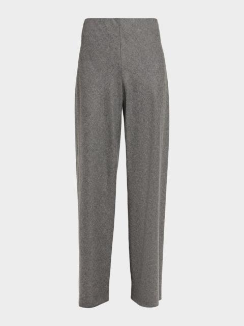 High-Rise Wool Trousers