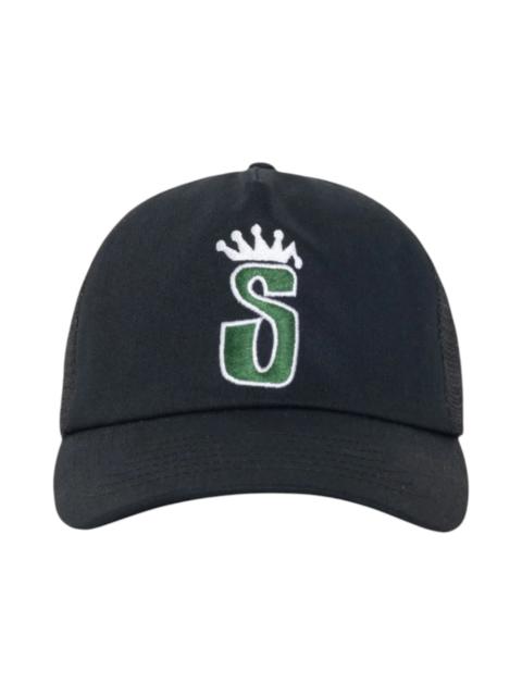 Stussy Trucker S Crown Snapback Shadow Black