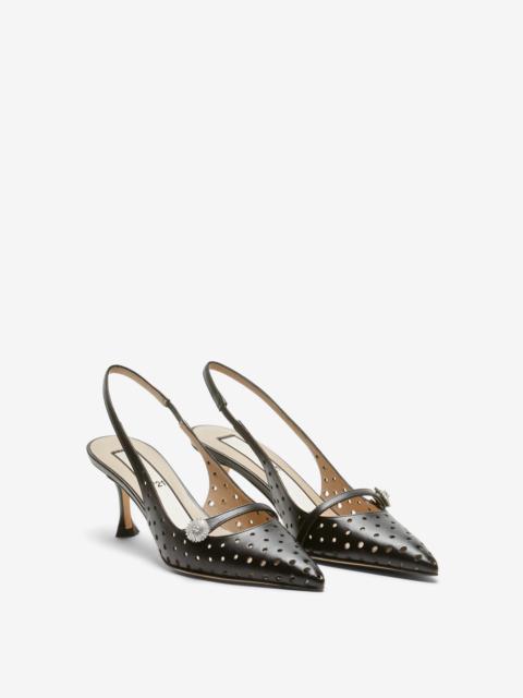 PERFORATED POINTED SLINGBACKS