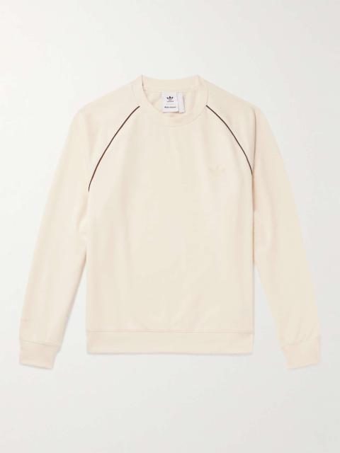 + Wales Bonner Logo-Embroidered Cotton-Blend Jersey Sweatshirt